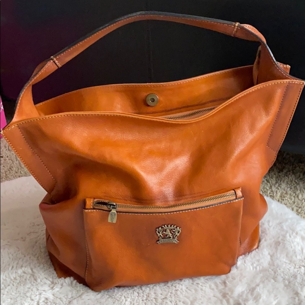 Italian Pratesi leather bag